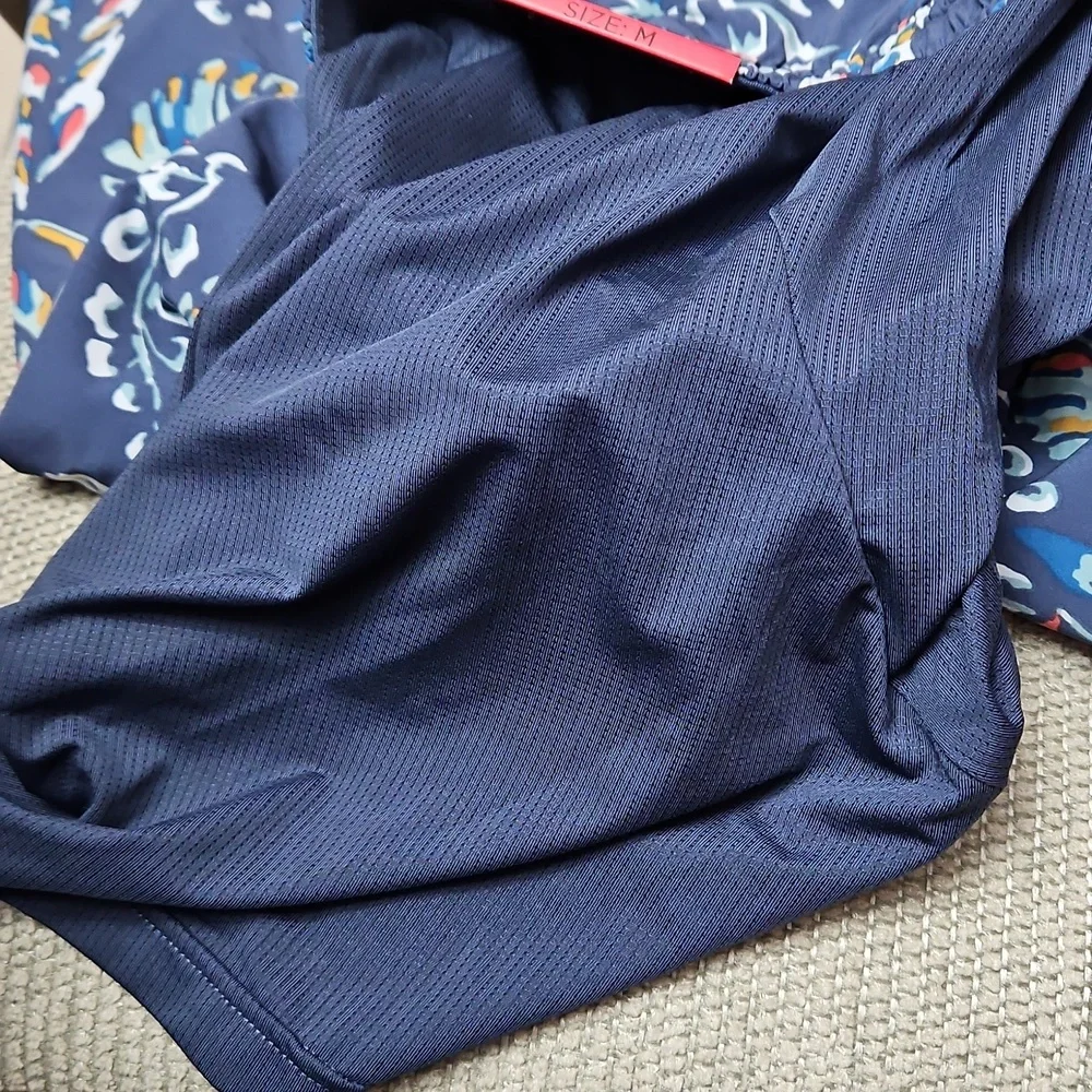 Kirkland Men's Swim Shorts Medium NEW Liner Blue Swim Trunks